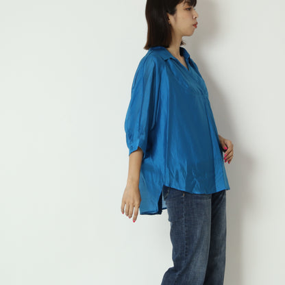 CB釦スキッパーシアーシャツ　813207