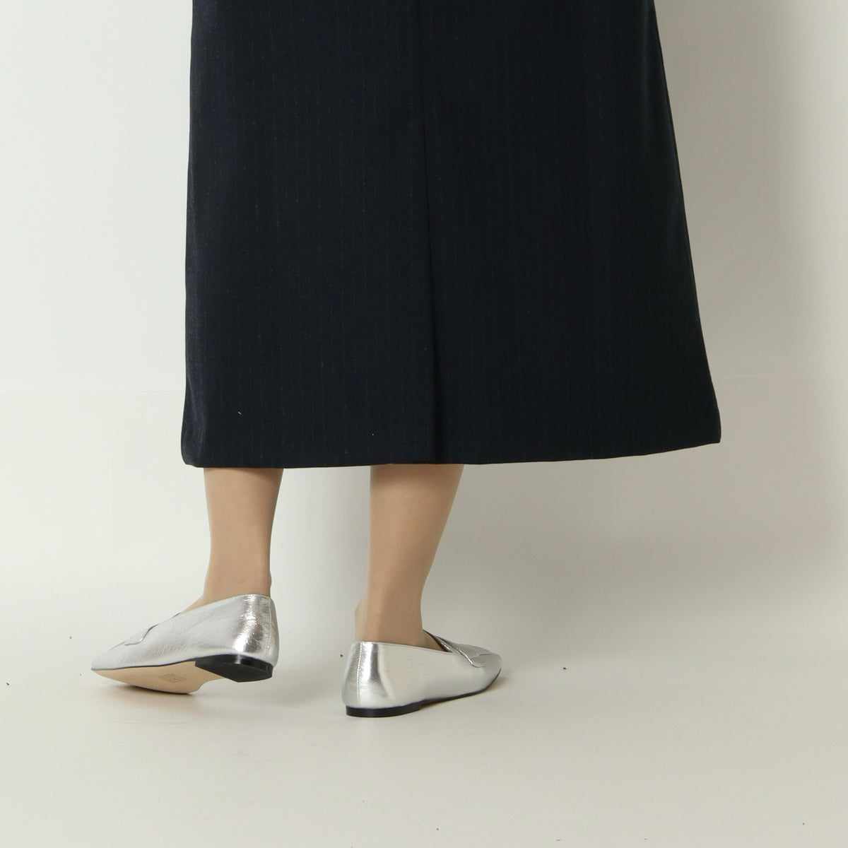 スクエアトゥフラットローファー　MONARC