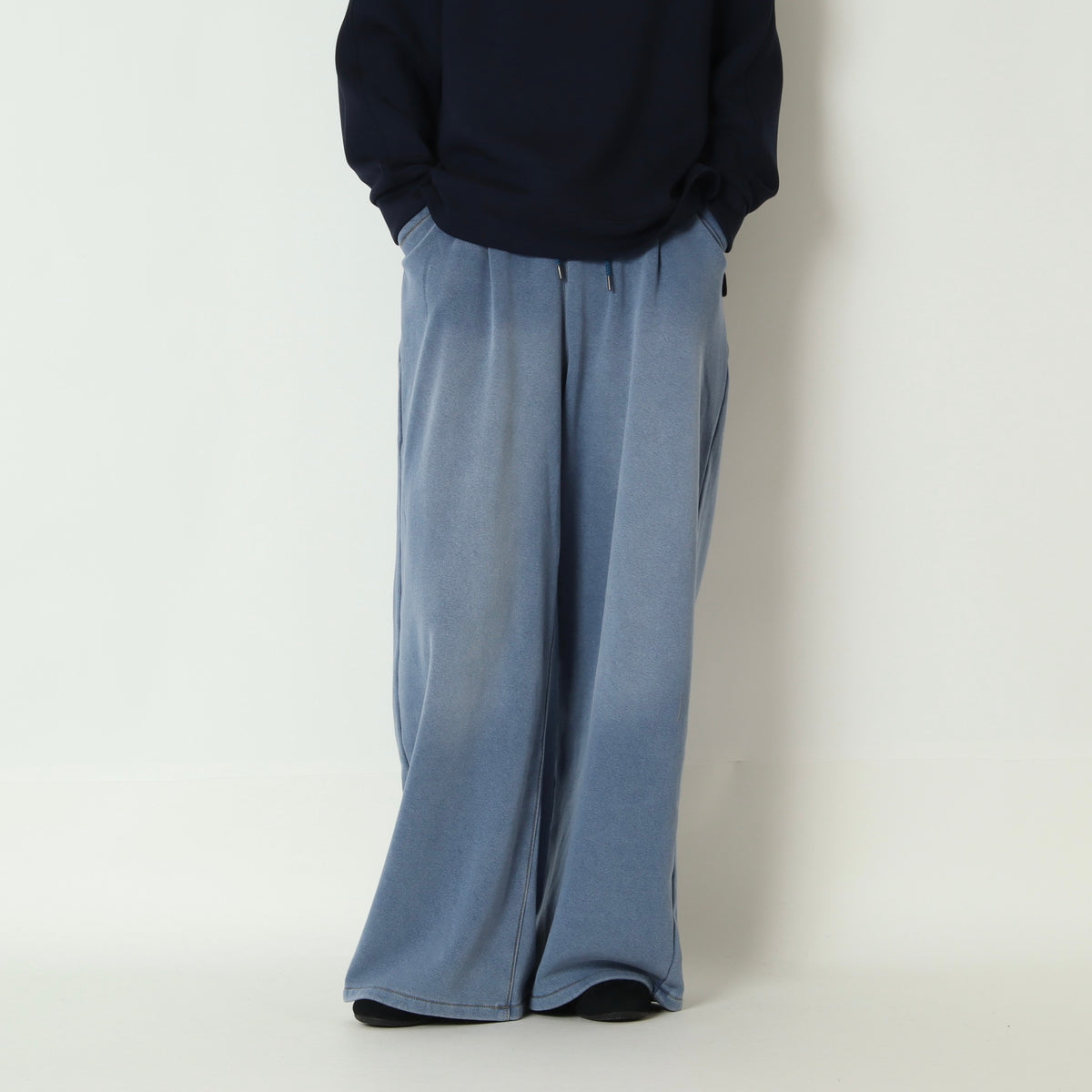 ドロストウエストワイドパンツ　943553
