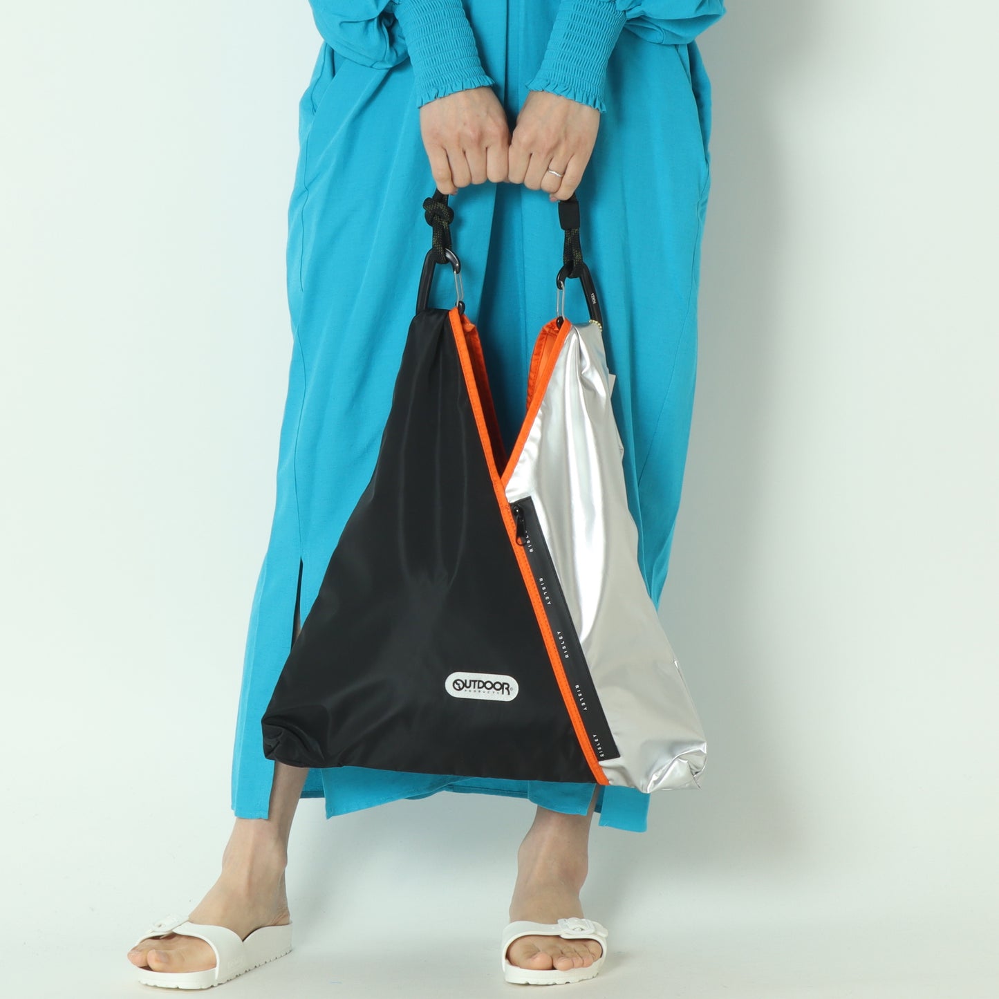 トライアングルバイカラーバッグ  R2501TBG34