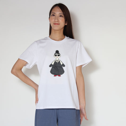 サングラスレディ emma　デコラティブTシャツ　EM002